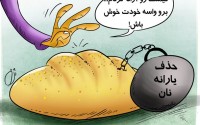 یارانه نان صنعتی هم پرید+کارتون