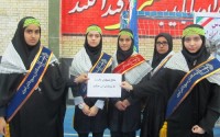 دانش آموزان زاهدانی به کمپین چفیه ها پیوستند/تصاویر