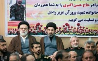عکس/ مراسم ترحیم شهید حاج حسن اکبری محافظ مقام معظم رهبری